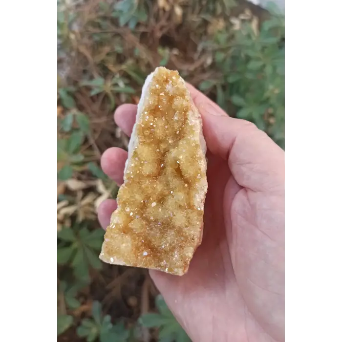 Sitrin Kristali Dekoratif Doğal Parça 17ST