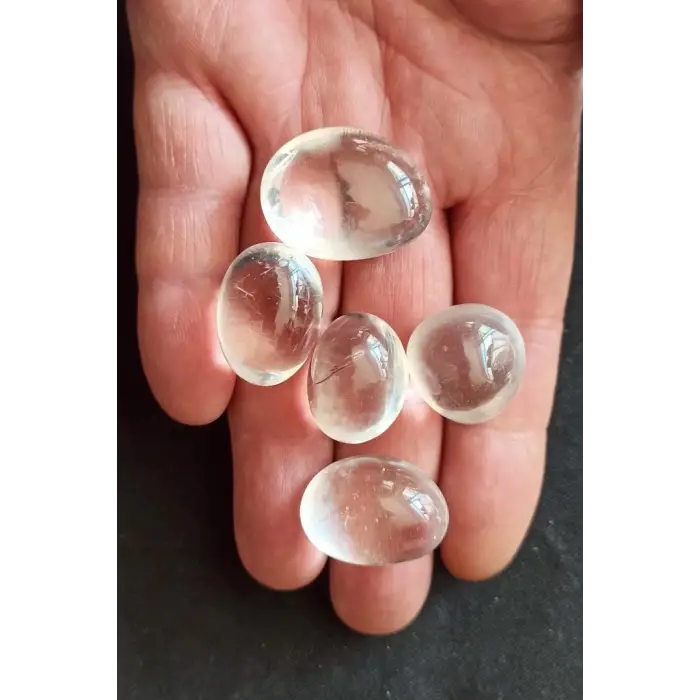 Süper Berrak Kristal Kuvars 50 Gram Tamburlu Parçalar 351