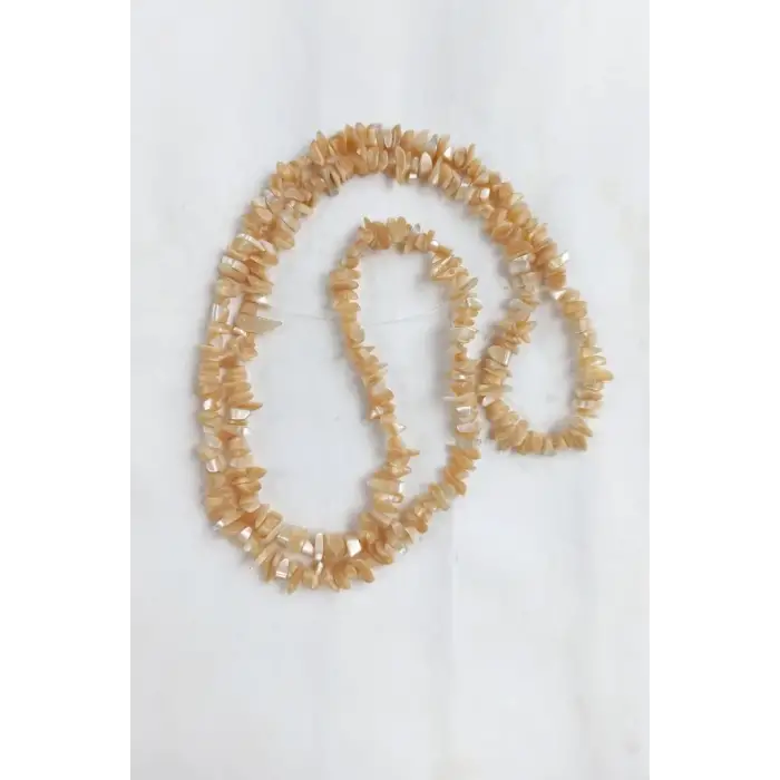 Taba Rengi Sedef Kırıktaş Dizi-80 cm