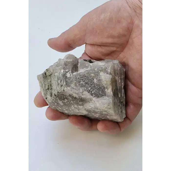 Turmalinli Dumanlı Kuvars Doğal Kütle 32-TK