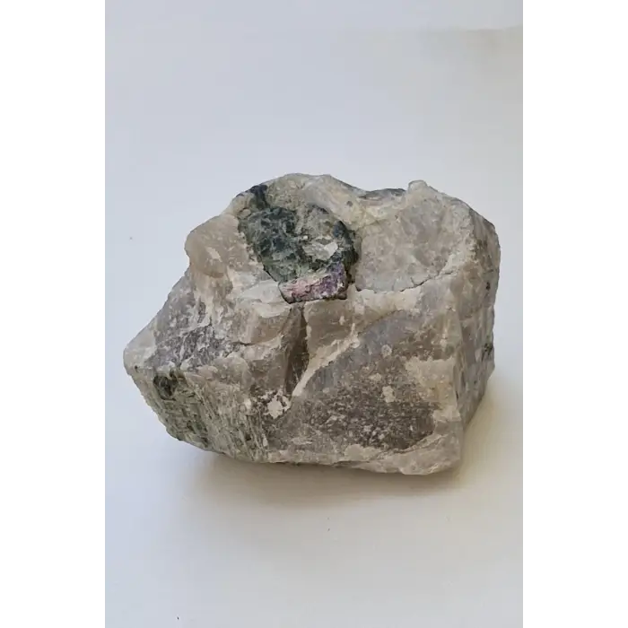 Turmalinli Dumanlı Kuvars Doğal Kütle 32-TK