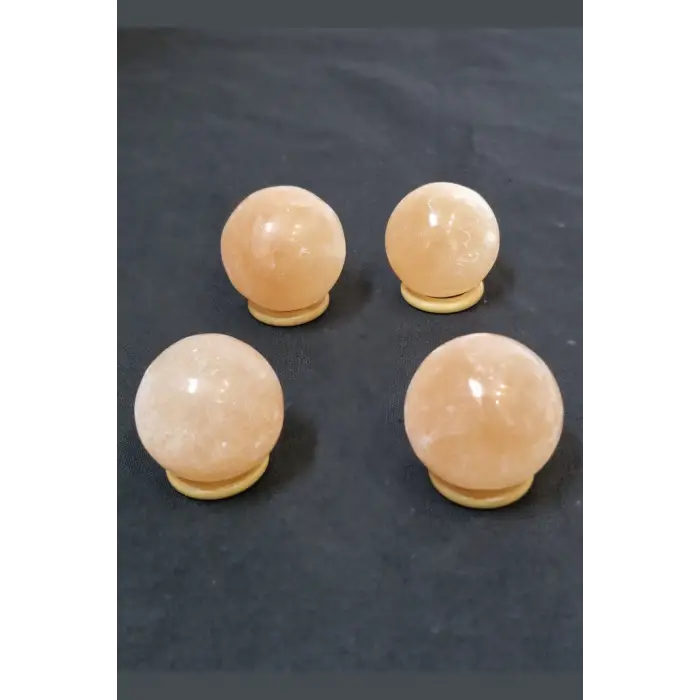 Turuncu Selenit Küre 4 Cm.