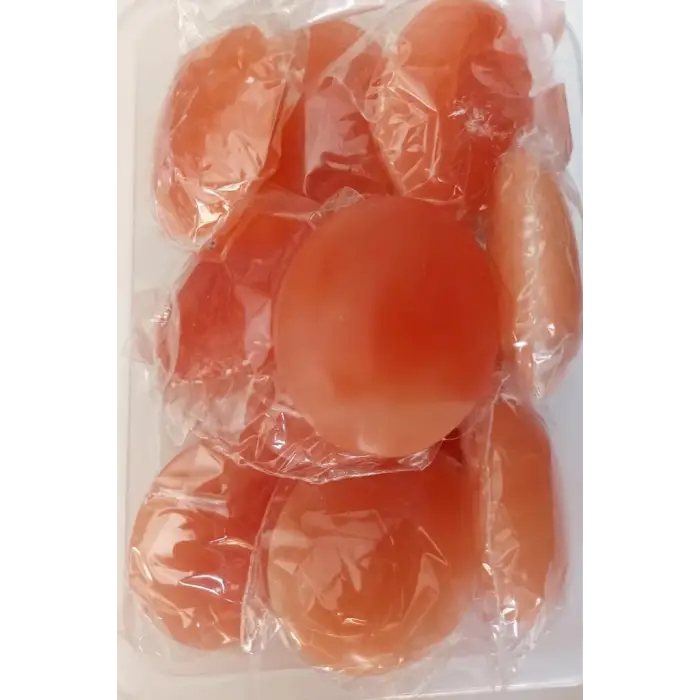 Turuncu Selenit Masaj Terapi Taşı - Oval