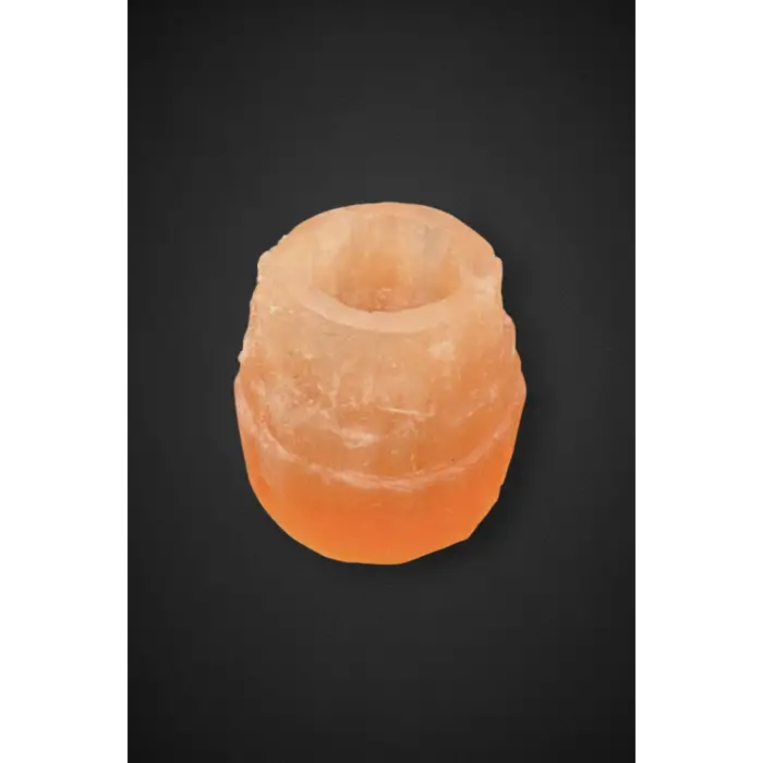 Turuncu Selenit Mumluk 8 Cm Tealight Mumluk
