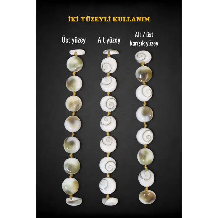 Üst Kalite Yılancık Taşı Bileklik Makrome Ayarlı 340-3