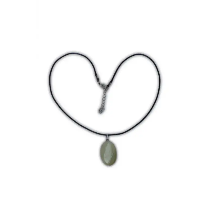 Yeşil Oniks Doğaltaş Kolye 310-4