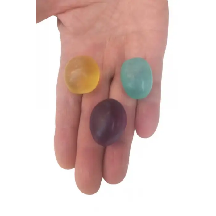 Yeşil Sarı Mor 3 Parça Tamburlu Florit  126-2