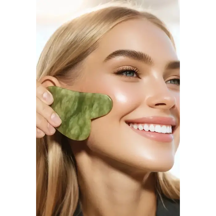 Yeşim Gua Sha Yüz Yogası, Masaj Taşı 673