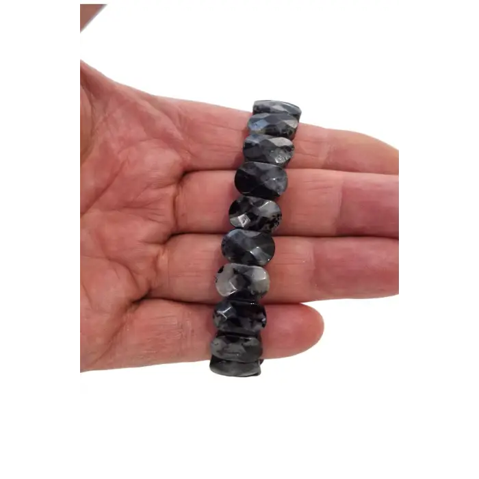Yoğun Siyah Turmalinli Kuvars Bileklik 322-5