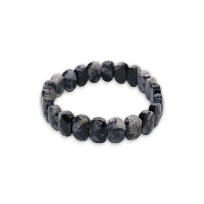 Yoğun Siyah Turmalinli Kuvars Bileklik 322-5