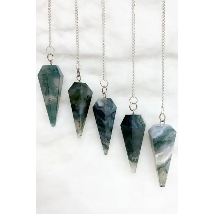 Yosunlu Akik Pandül Sarkaç 208-5