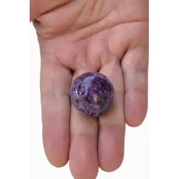 1.Kalite Lepidolit Tamburlu Parça 534-1