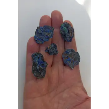 25 Gram Doğal Azurit Küçük Parçalar 121A