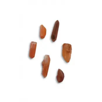 30 Gram Hematoid Kuvars Küçük Piramit Uçlar 430-2