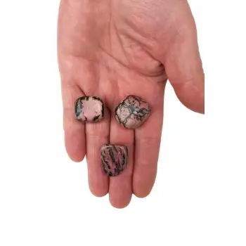 50 Gram Doğal Rodonit Tamburlu Parçalar - 535