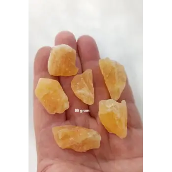 50 Gram Doğal Turuncu Kalsit Küçük Parçalar 211