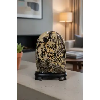 Süper Desenli Manzara Taşı Picture Jasper Dekoratif Parça 6PJ