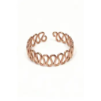 Saf Bakır Bileklik, Kıvrımlı Bilezik 509-1