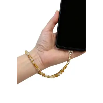 Telefon Bilek Askısı Sitrin Doğal Taş 432-2