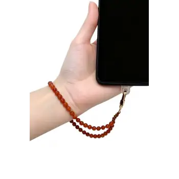 Telefon Bilek Askısı Karnelyan Akik Doğal Taş 323-4