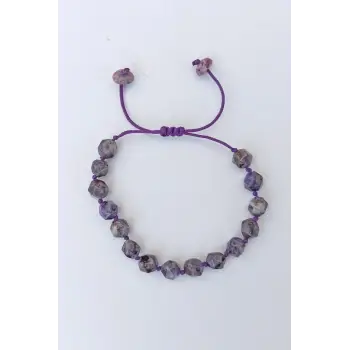 7 mm Çeroit Bileklik Makrome Ayarlı 619