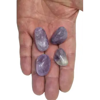 Açık Renk Ametist 50 Gram Tamburlu Parçalar 441