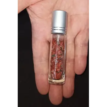 Akik Taşlı Esans Şişesi 118AK