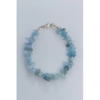 Akuamarin Bileklik Kırıktaş 649-1