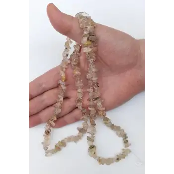 Altın Rutil Kuvars Kırıktaş Dizi-80 cm
