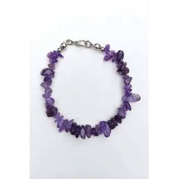 Ametist Bileklik Kaliteli Kırıktaş 404-1
