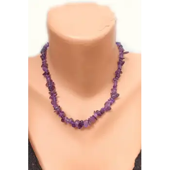 Ametist Kolye 1.Kalite Kırıktaş 422-1