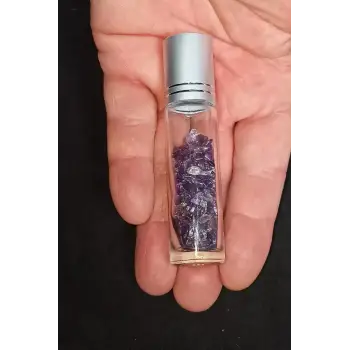 Ametist Taşlı Esans Şişesi 118A