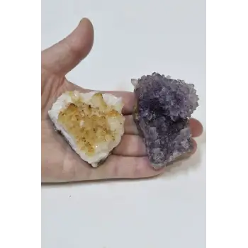 Ametist ve Sitrin Doğal Parça AS18