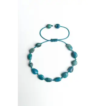 Apatit Bileklik, Makrome Ayarlı 417-2