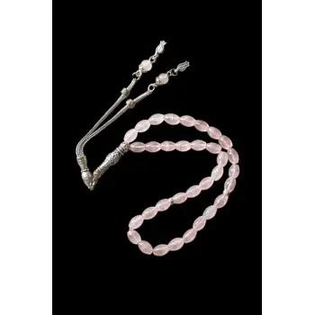 Arpa Kesim Pembe Kuvars Tesbih 641 Rose Quartz