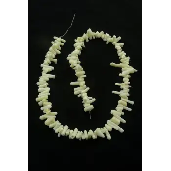 Beyaz İnce Dal Mercan Dizi