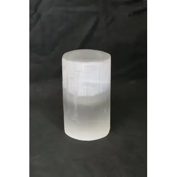 Beyaz Selenit Kalemlik Mumluk 046