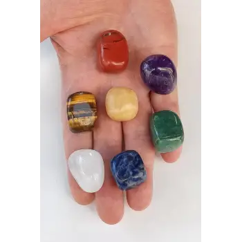 Çakra Taşları 7 Çeşit Doğal Taş 415