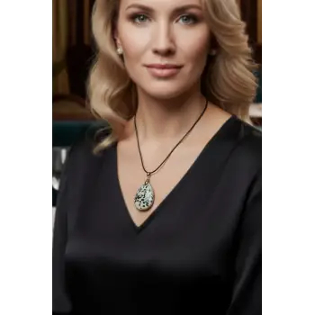 Damla Kesim Dalmaçyalı Jasper Kolye 311-6