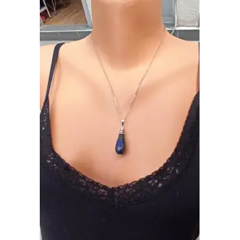 Damla Kesim Labradorit Kolye 657