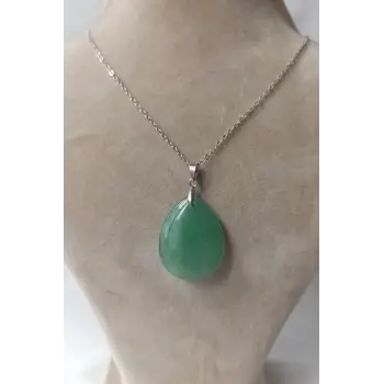 Doğal Aventurin Kolye 421-2