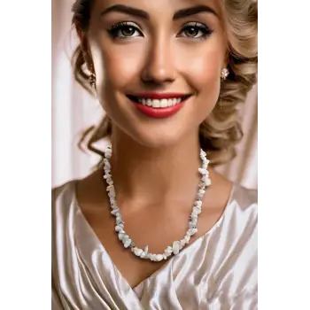 Doğal Aytaşı Kolye Kırıktaş 305-1