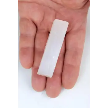 Doğal Beyaz Selenit Kısa Çubuk 450