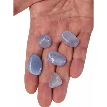 Doğal Kalsedon Tamburlu Küçük Parçalar 25 Gram - 333-2