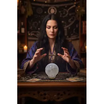 Doğal Kuvars Kristali 9Cm Medyum Küresi 31MK