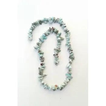 Doğal Larimar 40 Cm Kırıktaş Dizi 301