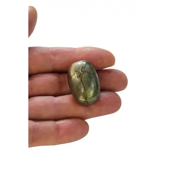 Doğal Pirit Taşı Tamburlu Parça 532-2