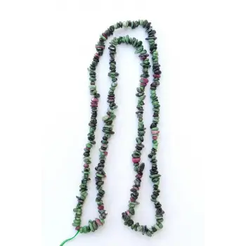 Doğal Rubyzoisit (Anyolit)  Kırıktaş Dizi - 80 cm.