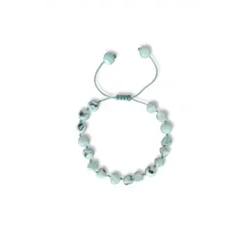 Doğal Sedef Bileklik Makrome Ayarlı 641-2