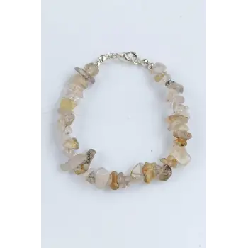 Altın Rutil Kuvars Bileklik Kırıktaş 407-1